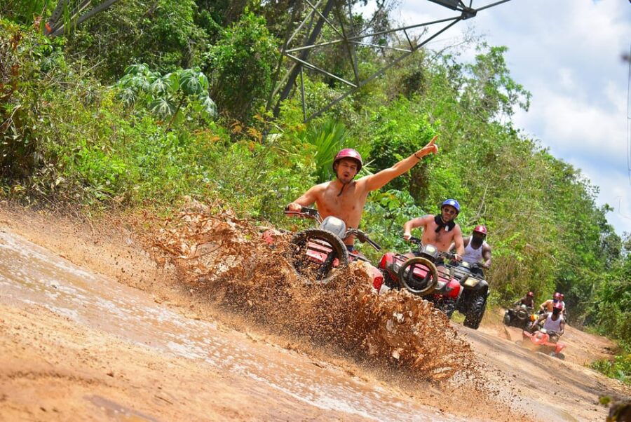 Cancun: Dynamic Highlights Tour With Atv, Cenote & Ziplines