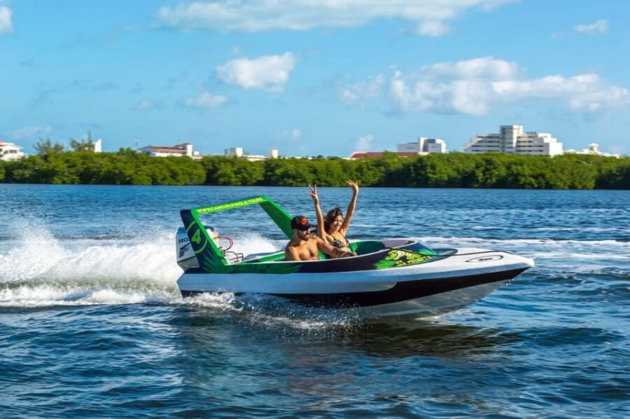 Cancún: Jungle Tour Adventure and Speed Boat Tour