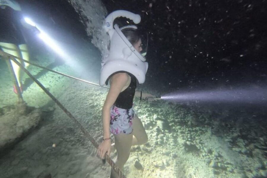Cozumel: Sea Trek Underwater Night Dive Experience - Activity Overview