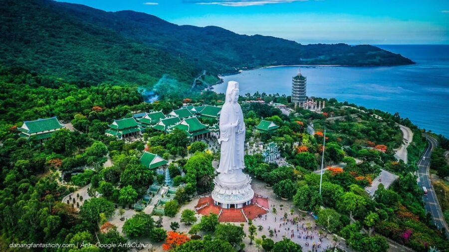 Da Nang:Marble Mountains-Am Phu Cave-Linh Ung Pagoda(option)