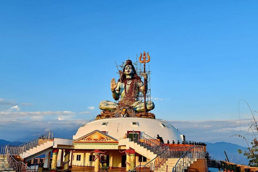 From Pokhara: Pumdikot Hill & World Peace Pagoda Tour by Car