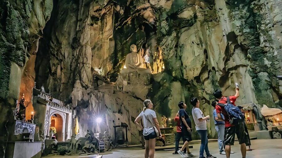 Half Day Lady Buddha, Marble Mountains, and Am Phu Cave Tour