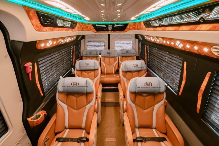 Hanoi: Limousine Bus Tickets to Cat Ba, Modern- High Quality