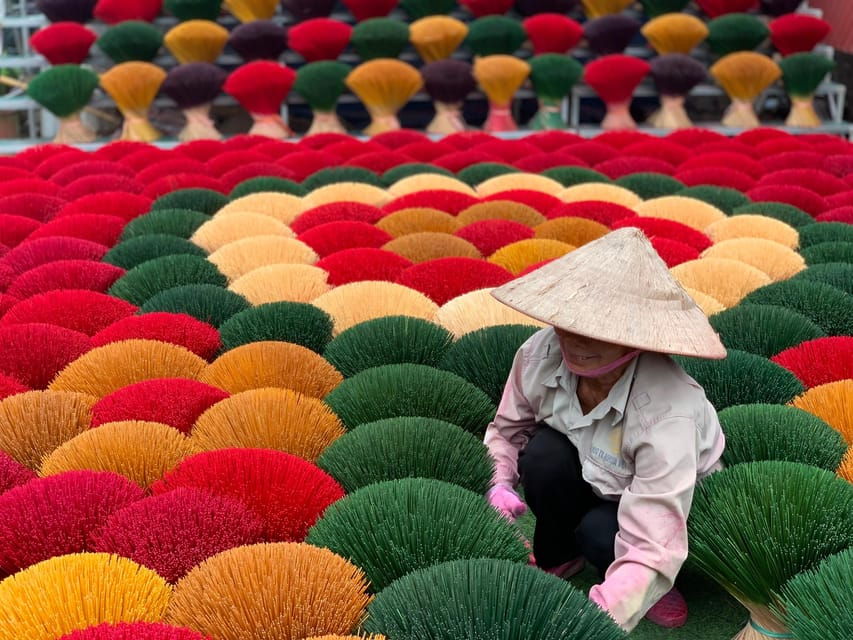 Hanois Artisan Trail Incense, Hat Making & Lacquer Art Tour - Tour Overview and Pricing