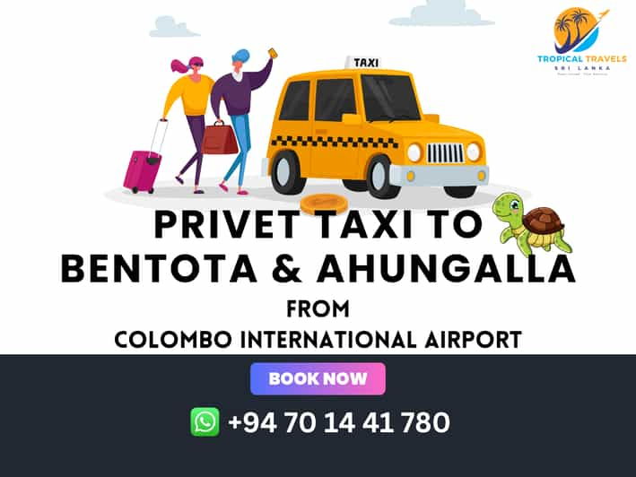 Hello Taxi From Colombo Airport To Ahungalle & Benthota - Service Overview