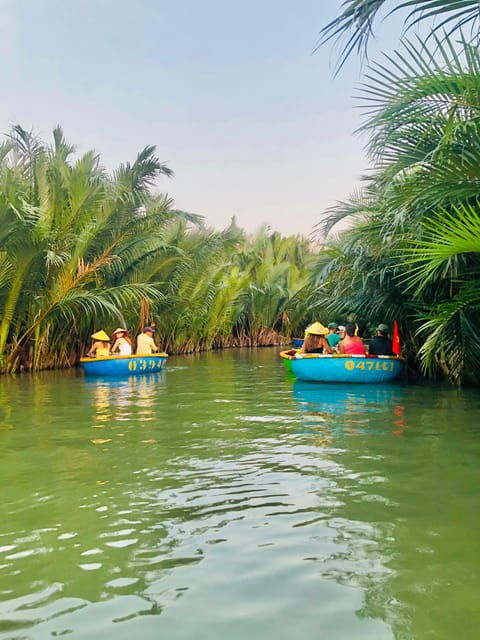 Hoi An Basket Boat in Water Coconut Forest W Transportation