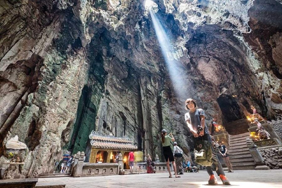 Hoi An: Marble Mountains, Lady Buddha and Am Phu Cave Tour