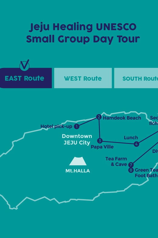 Jeju East: Healing UNESCO Small Group Day Tour - Tour Overview