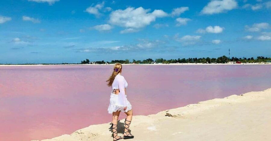 Las Coloradas: Pink Lake Tour and Boat Ride in Rio Lagartos