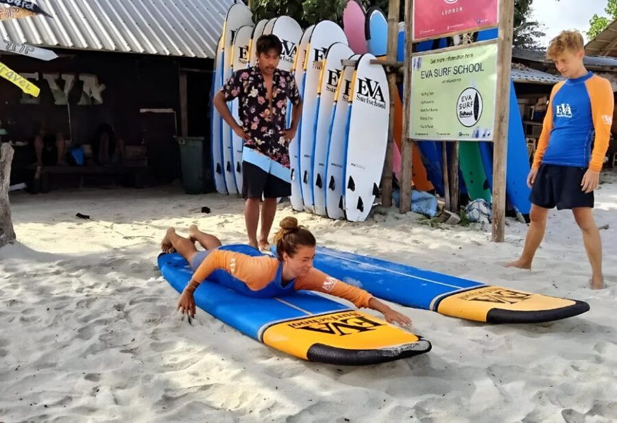 Lombok Surf Lesson for Beginner in Selong Blanak Beach