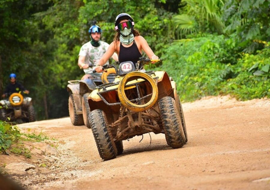 Puerto Morelos: Exciting ATV, Cenote and Zipline Adventure