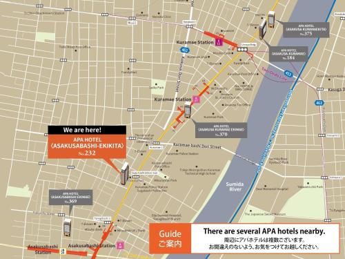 APA Hotel Asakusabashi Ekikita - Location and Accessibility