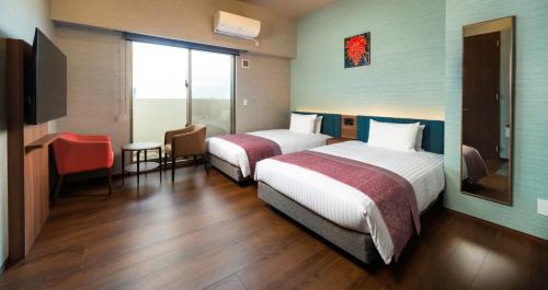 HOTEL SANSUI NAHA Ryukyu Hot Spring Naminoueyu - Room Types and Amenities