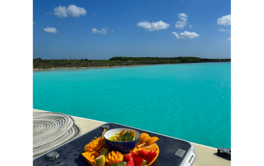 Catamaran Sailing Experience at Bacalar Lagoon. - Exploring the Lagoon of 7 Colors