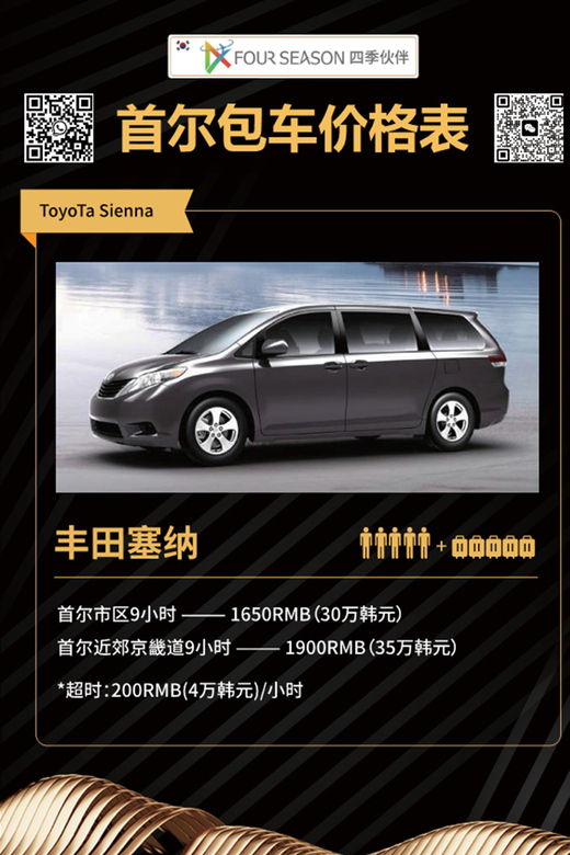 Seoul: Chartered Vehicle Toyota Sienna Van City Tour - Tour Overview and Pricing