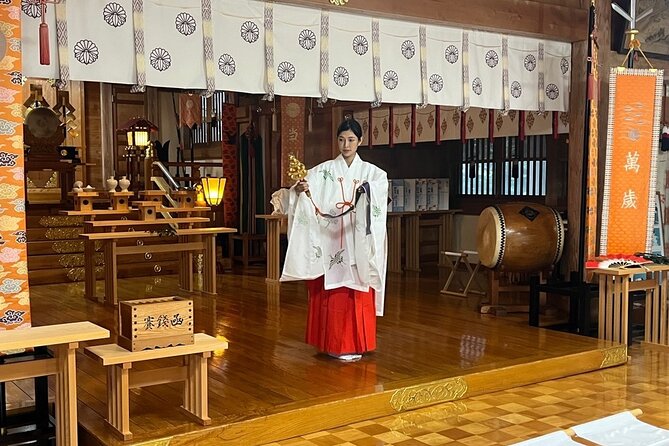 Miko Outfit Dressing and Shrine Visit Experience Near Sapporo