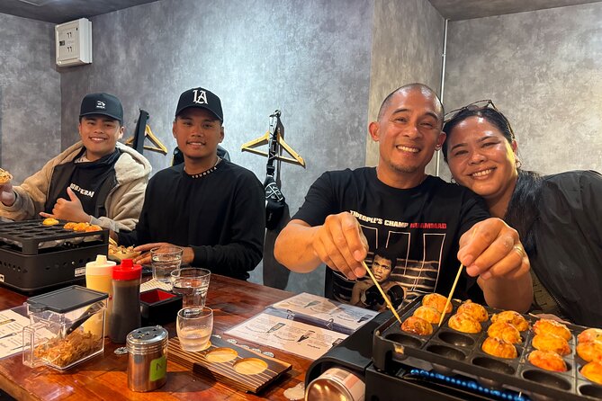 Osaka SAKE Tasting With Takoyaki DIY - Osaka SAKE Tasting Experience