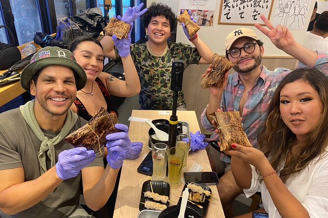 Sake Tasting and Yakitori & Onigiri Making Experience - Overview of the Experience