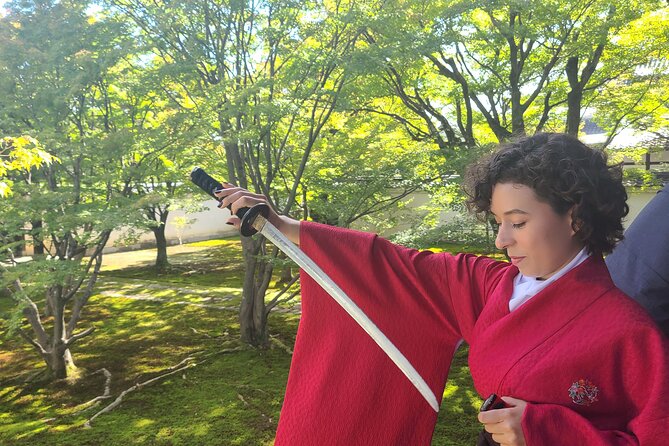 Samurai Sword Experience at Myokaku-ji Temple in Kyoto
