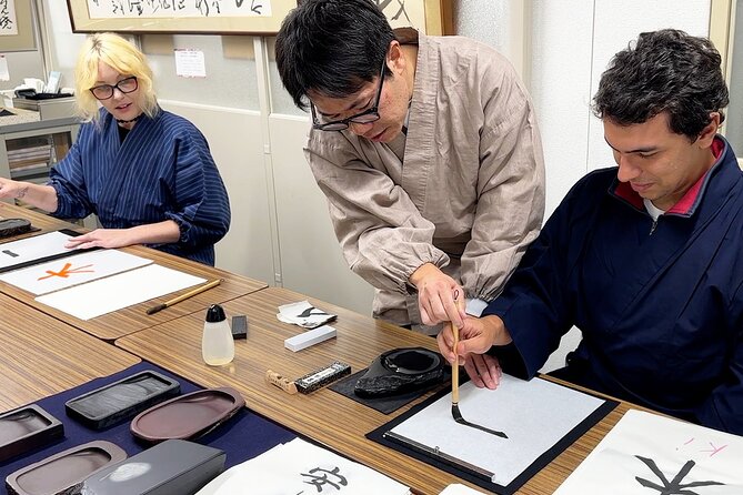 Tokyo: Calligraphy Workshop & Original T-Shirt Creation - Expert Calligraphy Instruction and Supplies