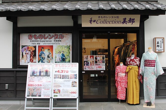 Josaien Kimono Rental and Dressing Private Experience - Inclusions