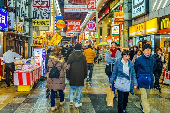【Local Spots!】Osaka Walking Tour Osaka Castle Shinsekai and Namba - Experiencing Namba