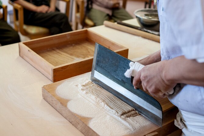 Experience Big Soba Knife Soba Making Class in Tokyo Kappabashi - Inclusions and Accessibility