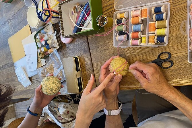 Lets Make a Japanese Hand Craft Temari Embroidered Ball ! - The Relaxing and Creative Environment