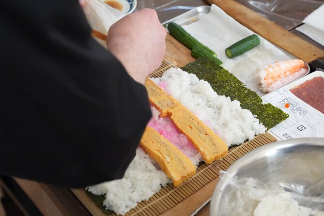 Small Group Sushi Roll & Omelette Lesson + Supermarket Tour - Japanese Sushi Rolls (Futomaki Sushi)