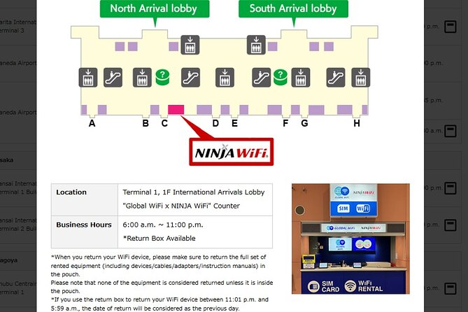 Unlimited Wifi Router - Kansai Airport Terminal 1 Pickup - Accessibility and Suitability