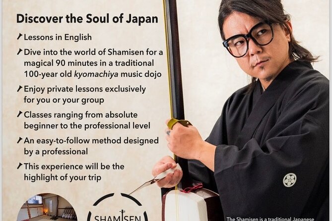 Shamisen Experience in Kyoto 【Private】 - Pricing and Offers