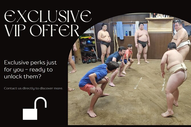 Unique Afternoon Live Sumo Training Tour in Tokyo - Participant Information