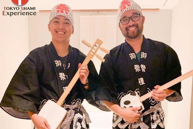 Easy for Everyone! Now You Can Play Handmade Mini Shamisen and Show off to Everyone! Musical Instruments, Sweets and Live Music - Transportation and Meeting Point