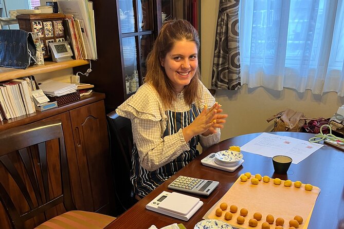 Lets Make Wagashi at Private Home in Yokohama, Suburban Tokyo - Enjoying the Matcha Tea