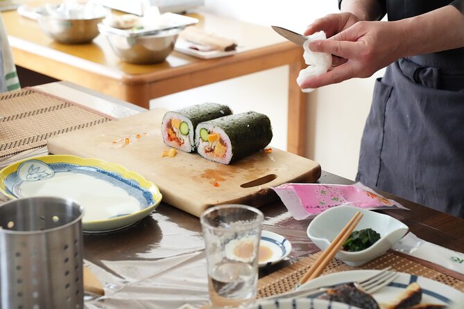 Small Group Sushi Roll & Omelette Lesson + Supermarket Tour - Included Amenities