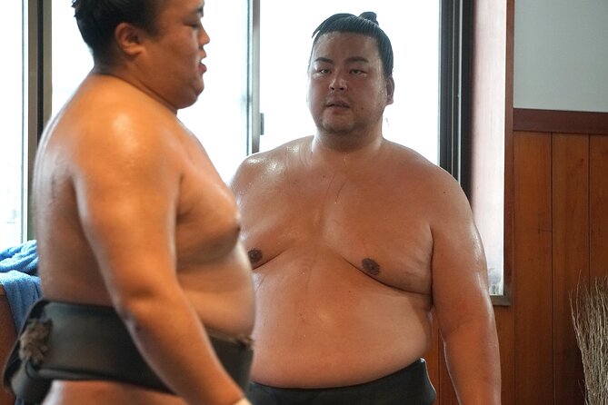 Sumo Stable Intimate Morning Practice - Engaging With Sumo Wrestlers