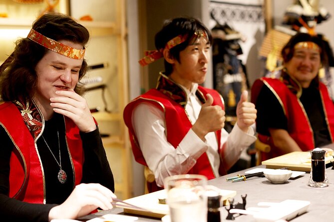 Sushi Making in an Interactive Samurai Experience[JIN-ASAKUSA] - Confirmation and Booking Details
