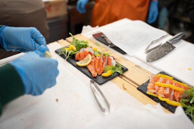 Fish Cutting Workshop in Kyoto Japan - Culminating Sashimi Meal