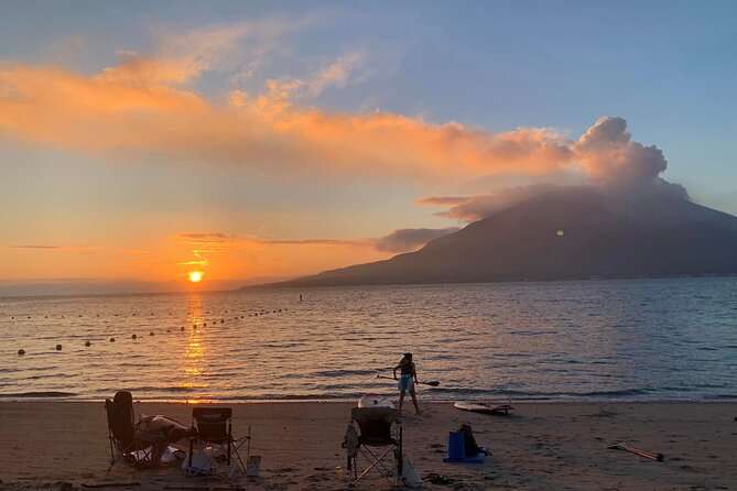 Kagoshima Volcano Sunrise SUP Activity Inc. Breakfast & Transport - Sunrise Paddleboarding Experience