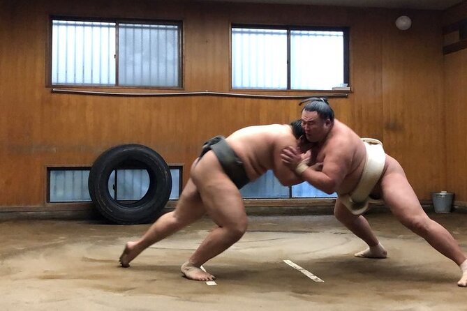 Tokyo Sumo Morning Practice Tour W/ Ring-Side Seat + Photo Shoot - Capturing the Moment
