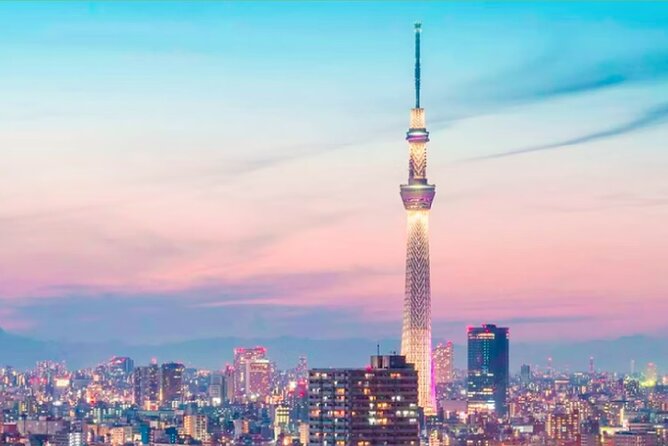 Tokyo City Tour by Private Car & English Guide - Panoramic Views From Tokyo Skytree and Tokyo Tower