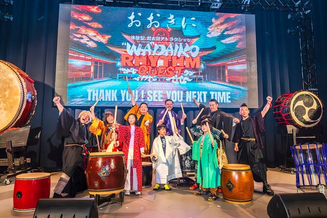 WADAIKO RHYTHM QUEST Japanese Drum Experience in Osaka - Good To Know