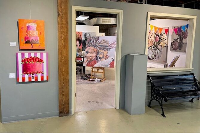 2-Hour Guided Walking Art and Appetizers Tour in Lexington - Meeting and End Points
