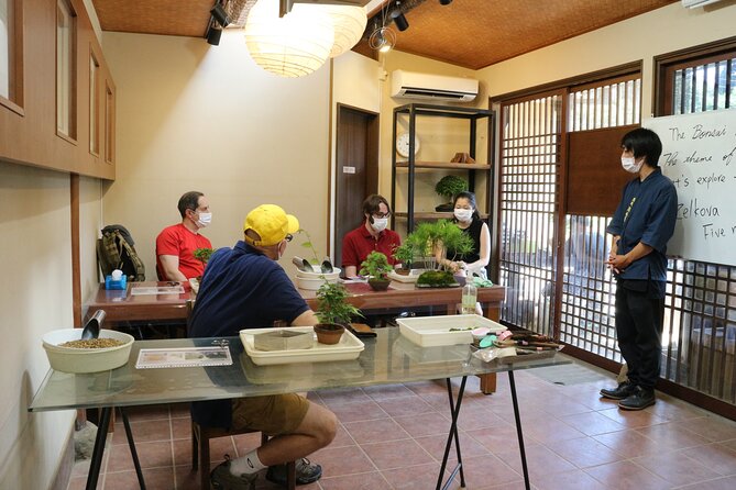 Bonsai(Japanese Plants Art)Culture Experience in Tokyo Progress