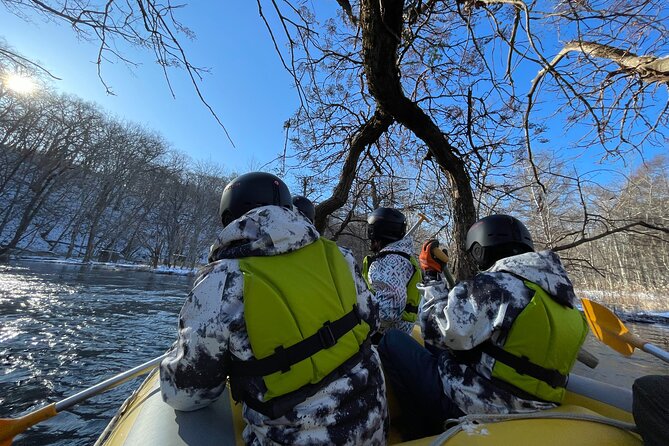 Chitose River Wildlife Watching Rafting and Moor Hot Spring Bath