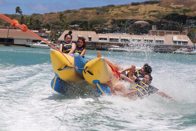 Combo Banana Boat Ride and Bumper Tube Ride in Hawaii