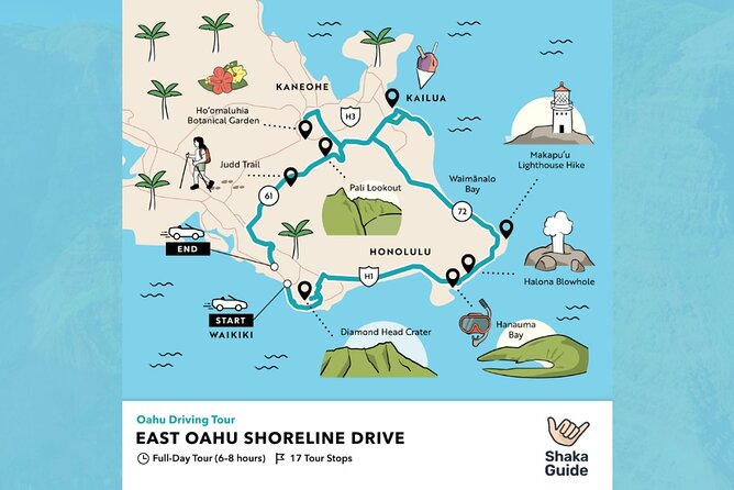 East Oahu Shoreline Drive Audio Tour