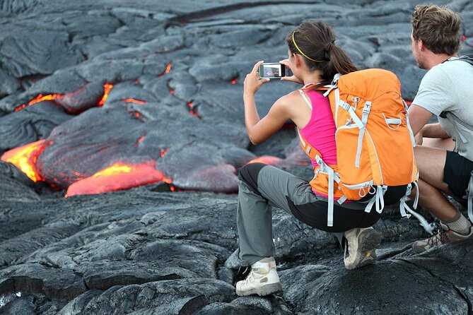 From Big Island Kona Volcanoes and Waterfalls Shared Tour