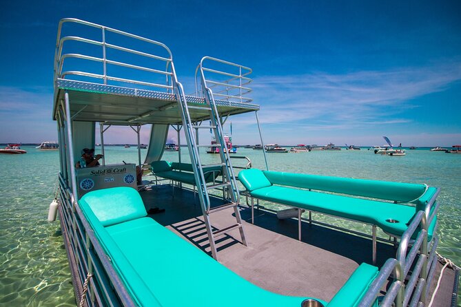 Half Day Double Decker Pontoon Boat Rental From Okaloosa Island