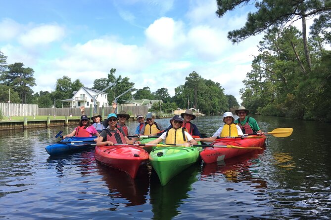 Kayak Rental on the Outer Banks - Paddling in Kitty Hawk Woods